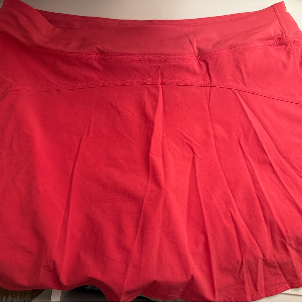 Lululemon Asymmetrical Layered High-Rise Tennis Skirt - Dark Pink